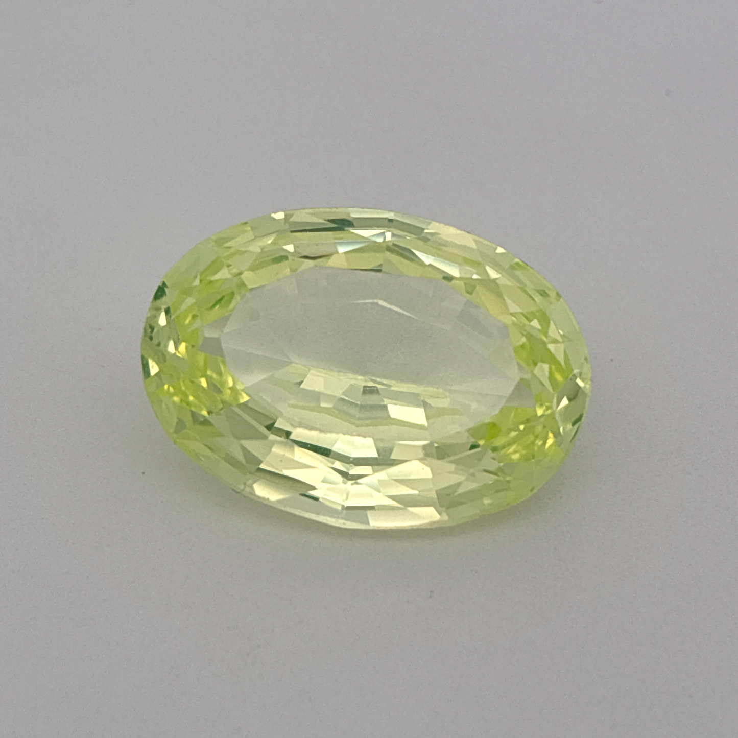 18x13mm Lab Created Green Spinel, 13.28 carat