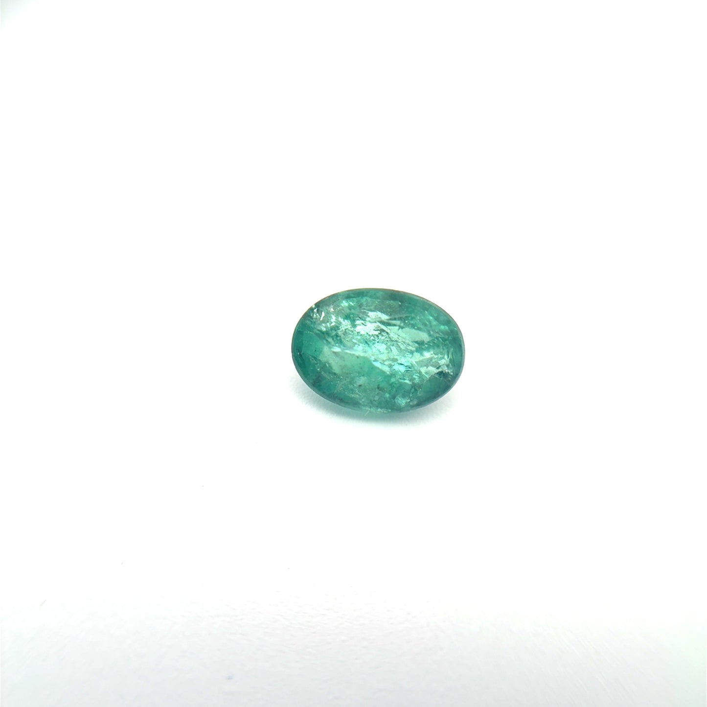 7x5mm Loose Natural Green Emerald 0.77 carat gem