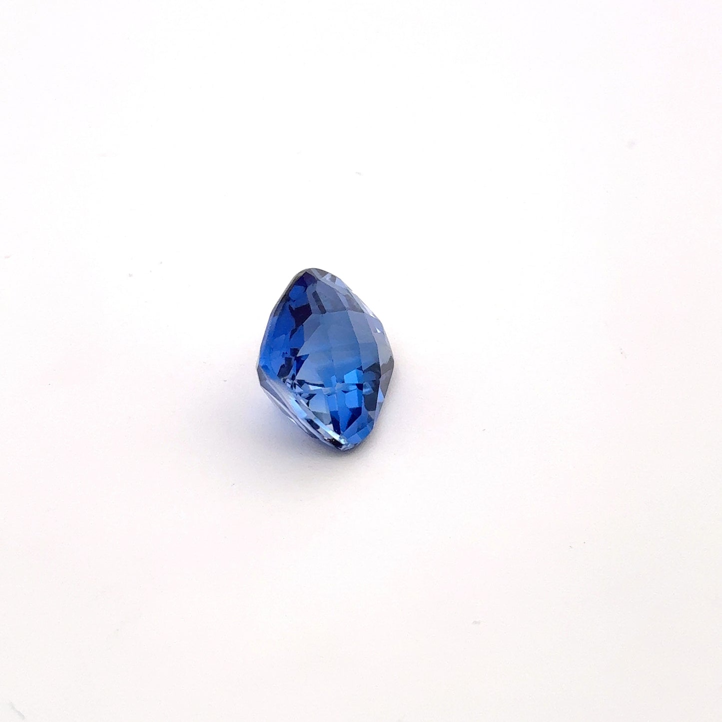 12x10mm Blue Lab Sapphire 8 carat Cushion Cut, Faceted Loose Gemstone