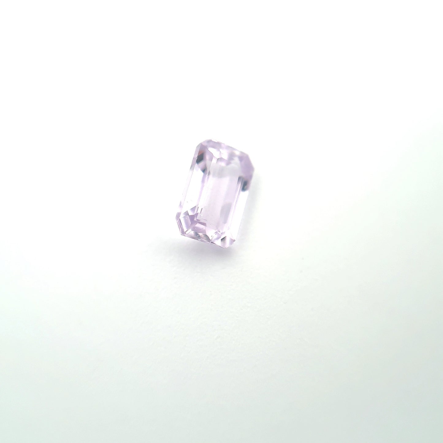 6x4mm Emerald Cut Natural Unheated Light Pink Sapphire 0.66 carats