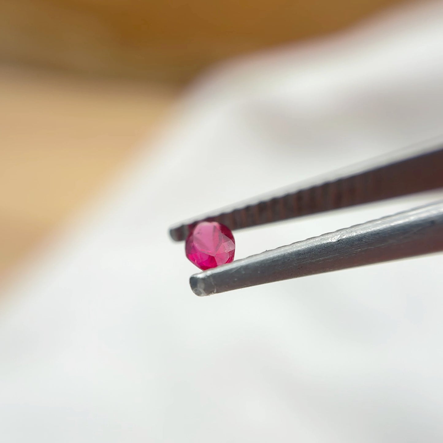 0.15 carat Red Beryl 4.8x2.8mm Marquise Cut, Natural Utah Red Beryl, Bixbite