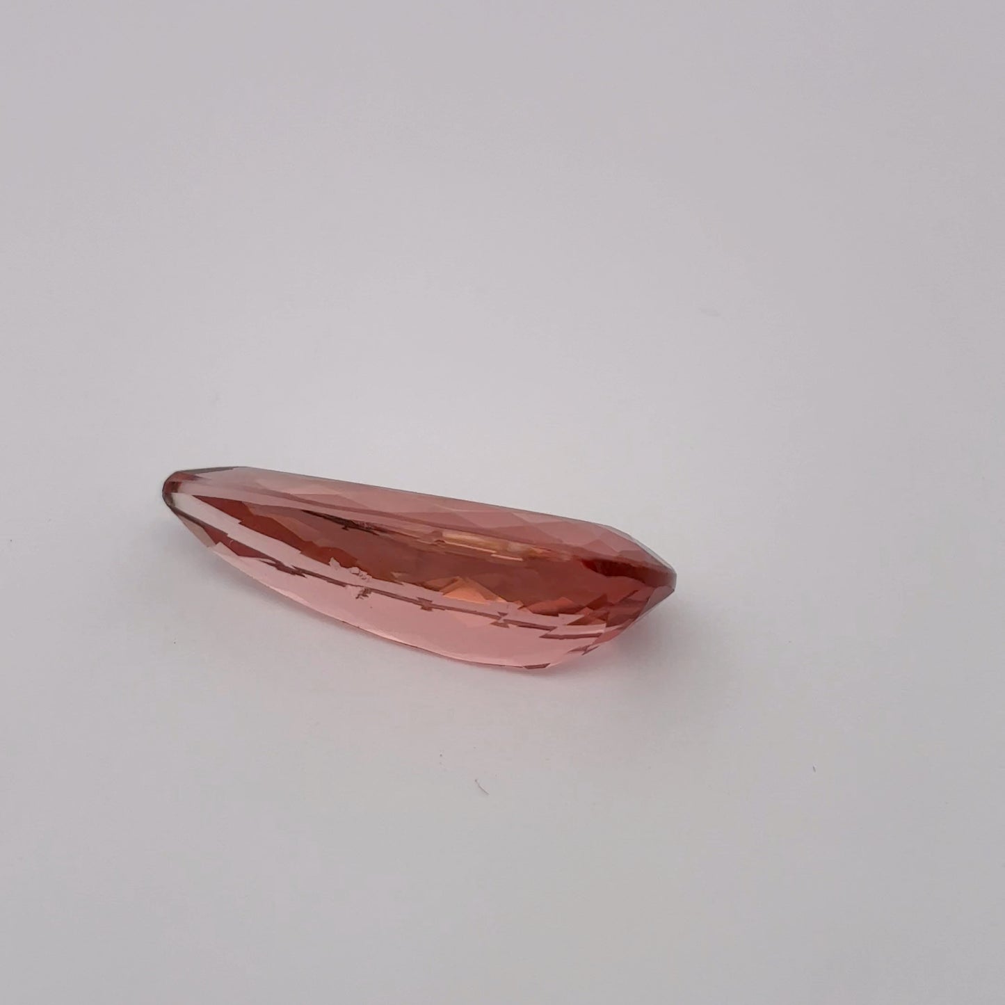 20x9mm Pretty Peach Sunset Tourmaline 6.14 carat Pear Cut