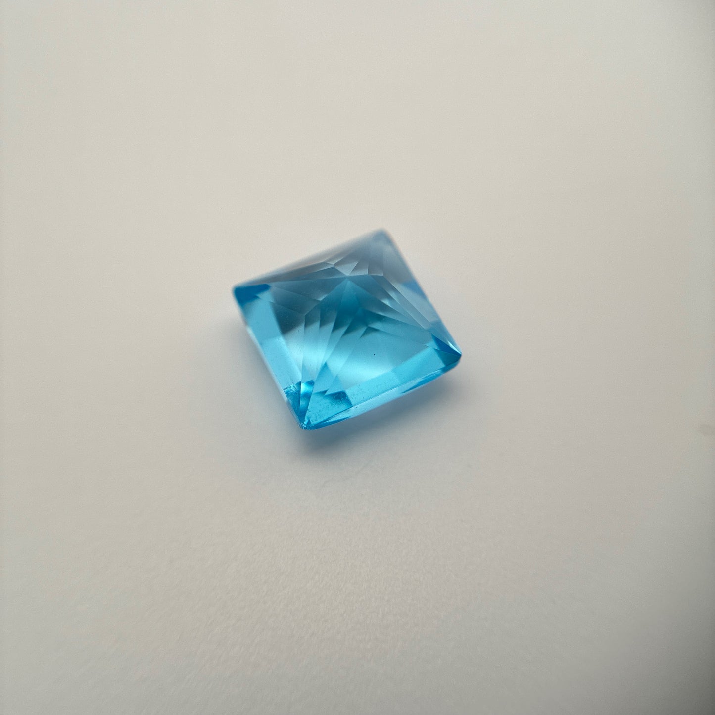 8mm Square Sky-Blue Topaz, 3.78ct