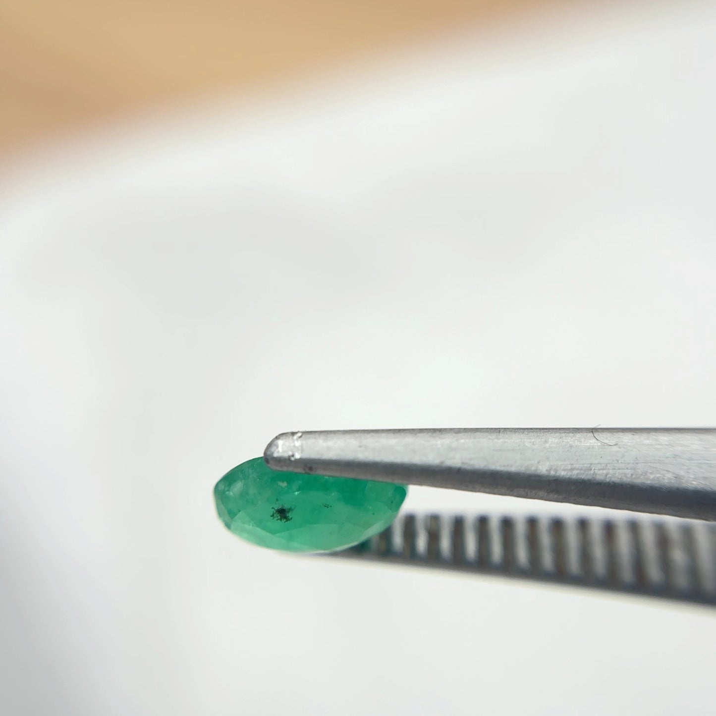 6x4mm Light Green Emerald, 0.42ct Loose Gemstone