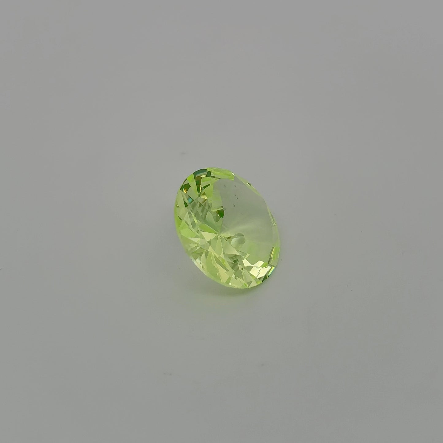 15mm Green Lab Spinel 10.67 carat Round Cut