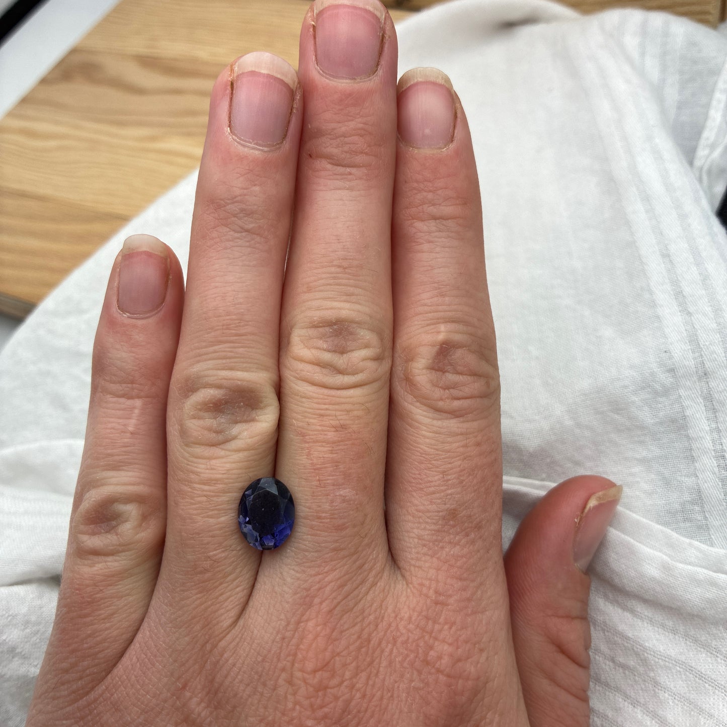 10x8mm Iolite 2 carat Oval Cut