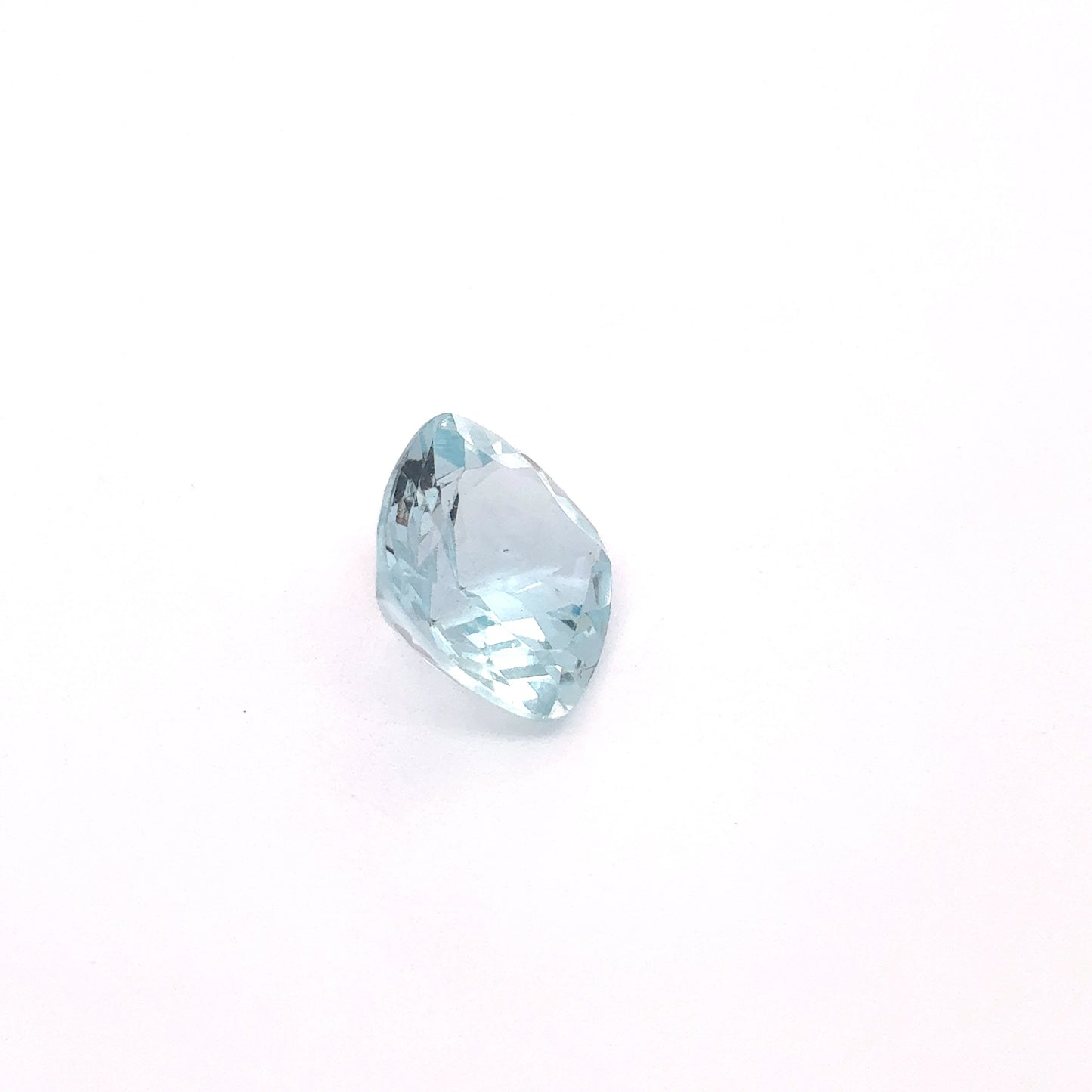 10mm Aquamarine 3.6 carat Square Cushion Cut