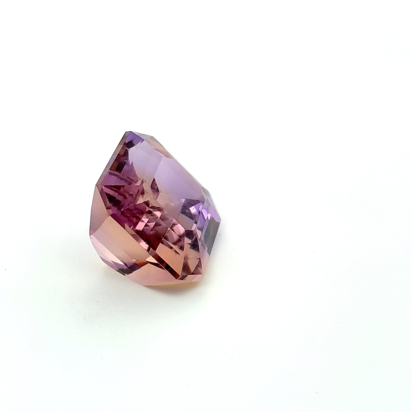 16 carat Ametrine, 15.5x14.6mm Emerald cut