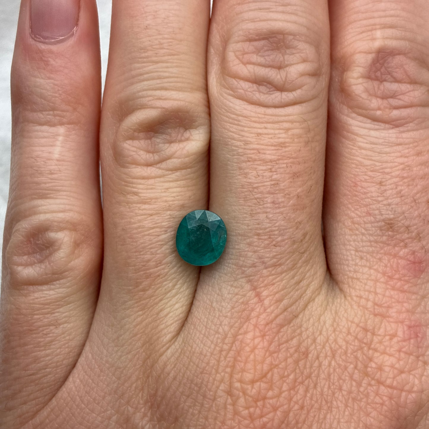 Natural Grandidierite Oval Round 7.8x7.1mm 1.58 Carats