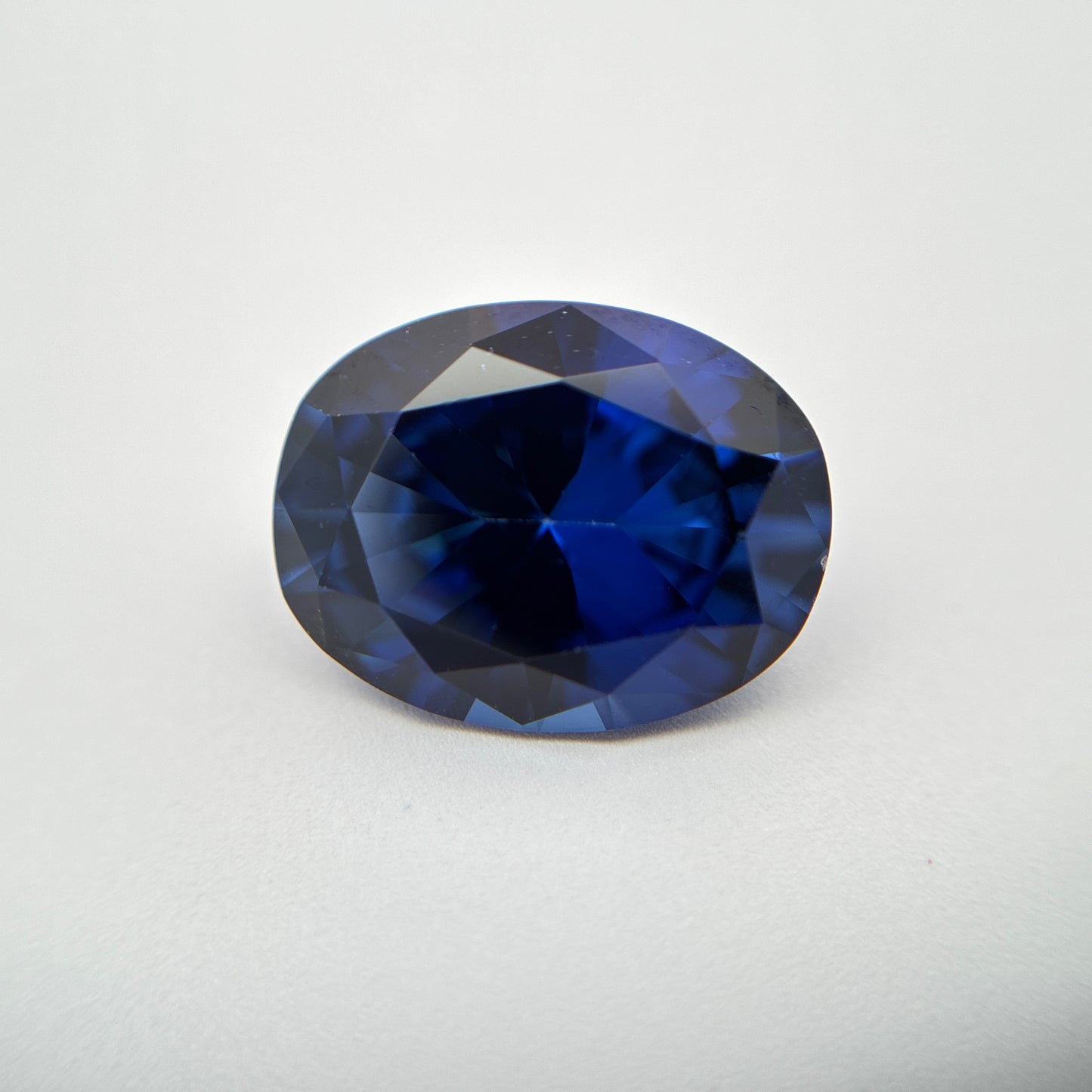 13x10mm Lab Blue Sapphire 6.26 carats