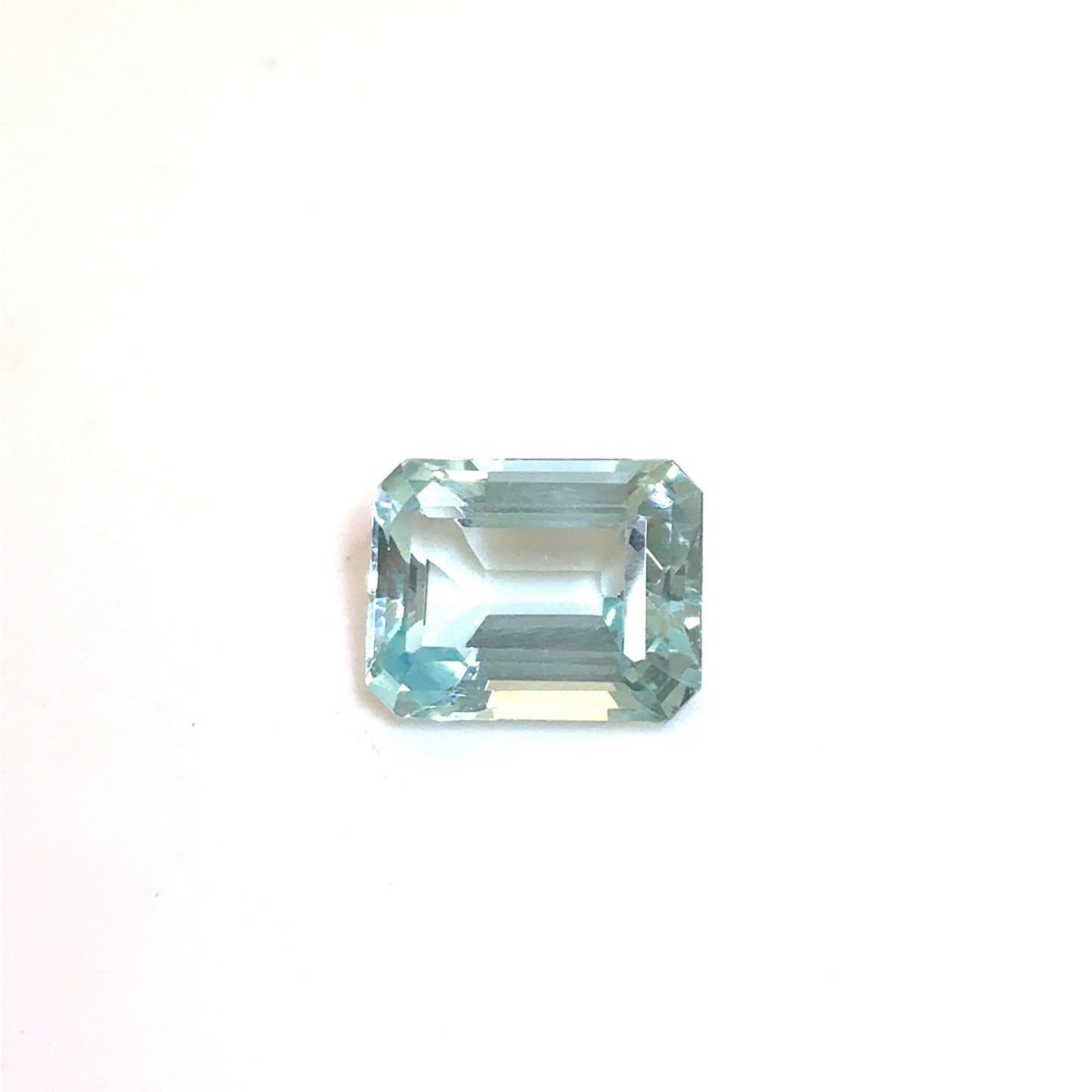 5.37 carat Aquamarine, 12.5x9.5mm Emerald cut