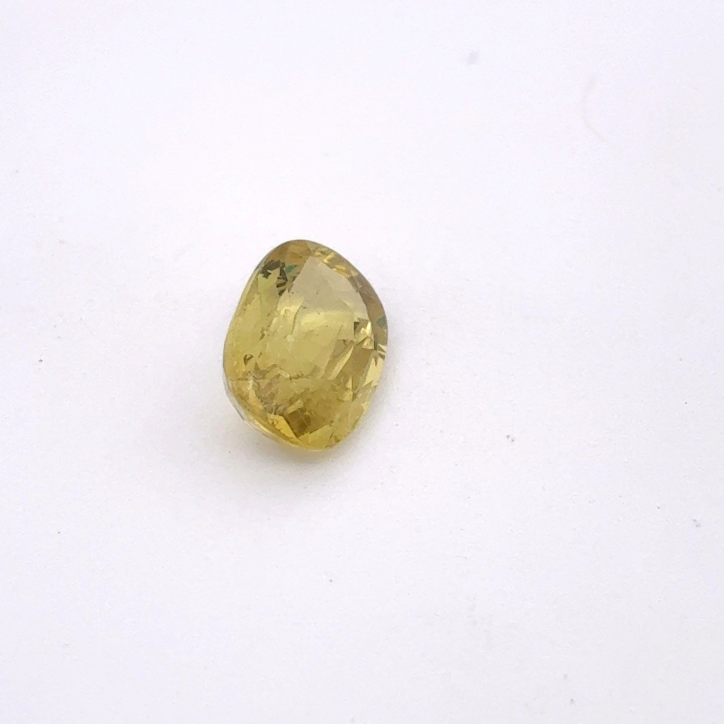 1.36ct Greenish Yellow Grossular Garnet, 8x5.5mm