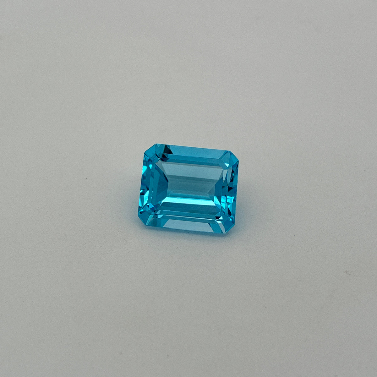 11.38 carat Emerald Cut Loose Blue Topaz
