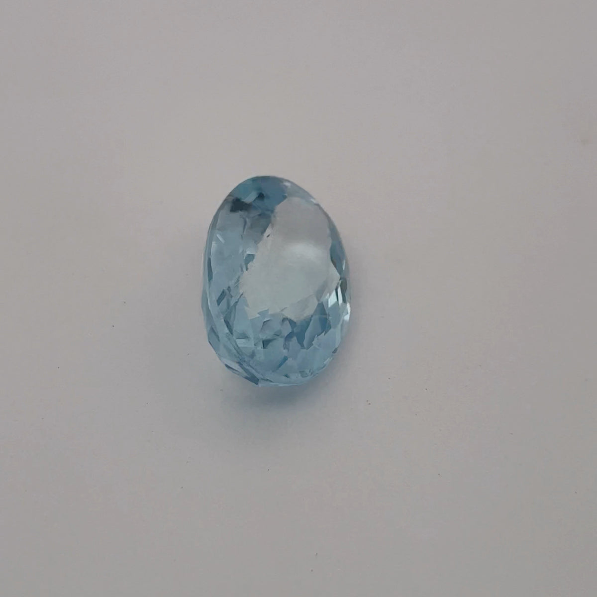 3.55 carat Blue Aquamarine, 12.5x8.5mm Oval cut Loose Gemstone