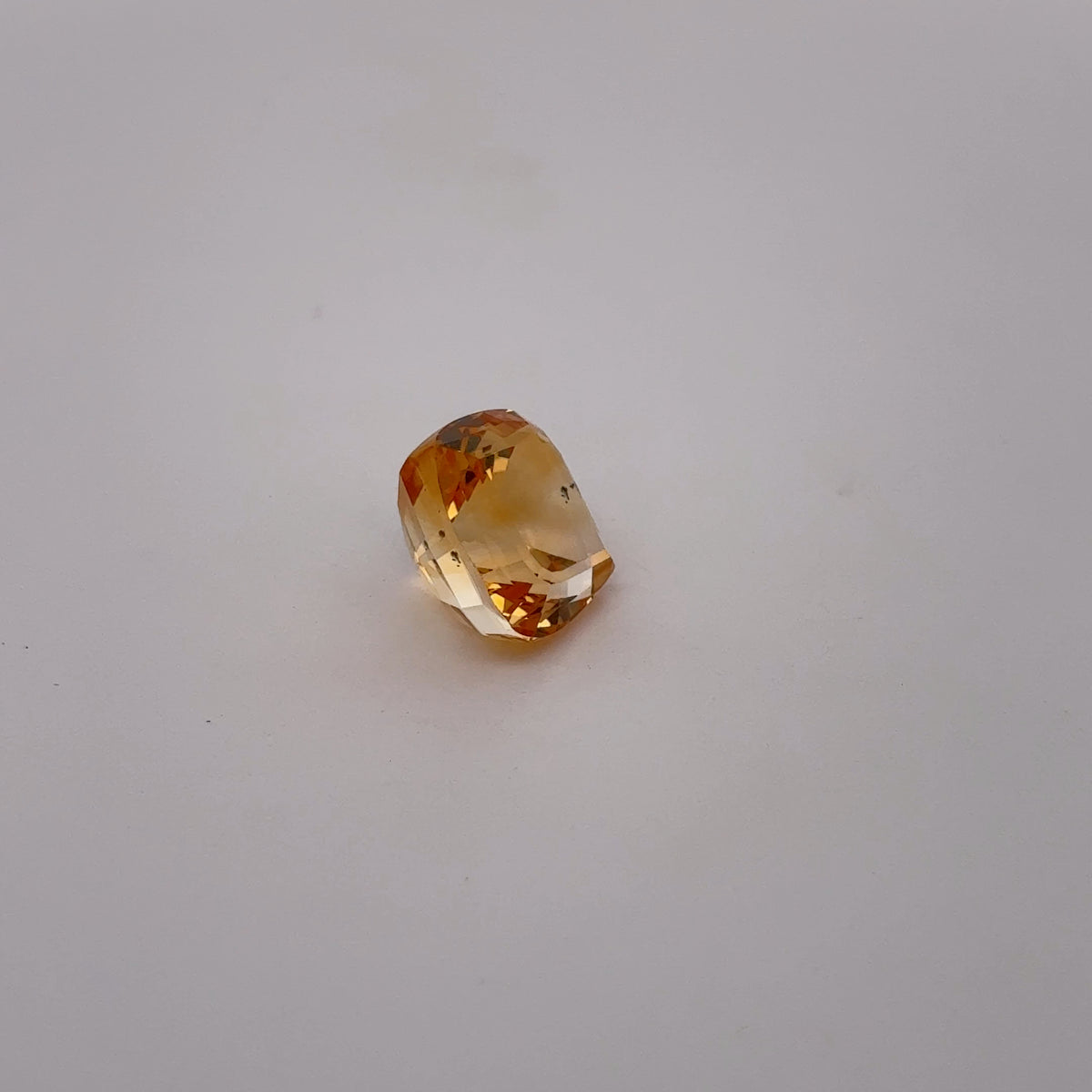 14mm Fancy Cut Golden Citrine 8.56 carat
