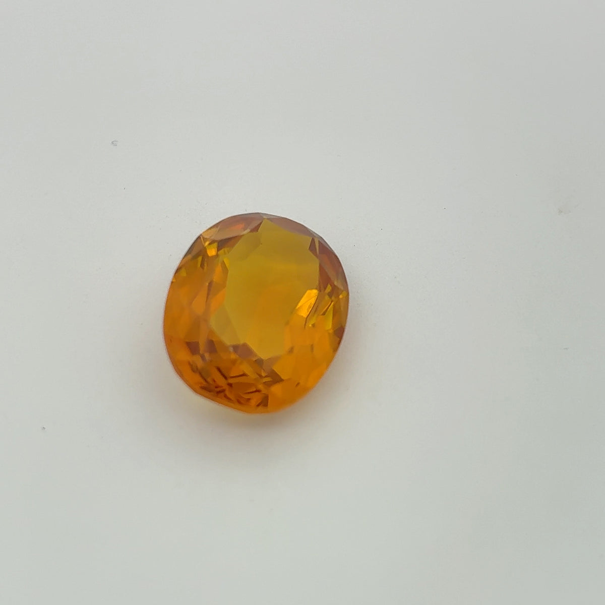 16x12mm Lab Created Golden Yellow Sapphire, 10.70 carat