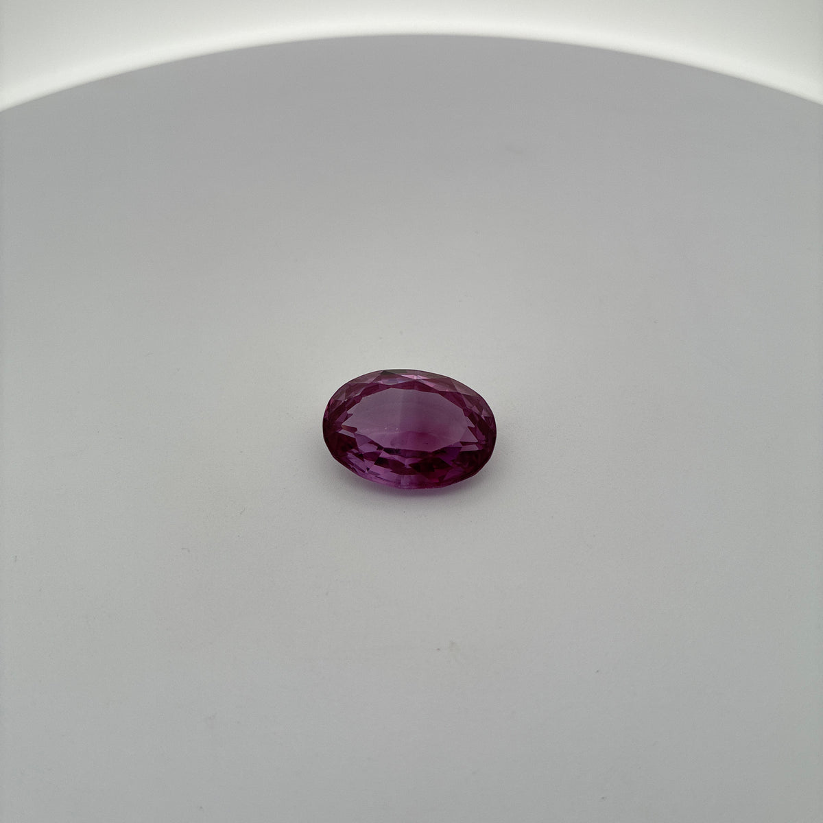 18x13mm Oval Purple Lab Sapphire, 16.77 carat Color Change Synthetic Gem