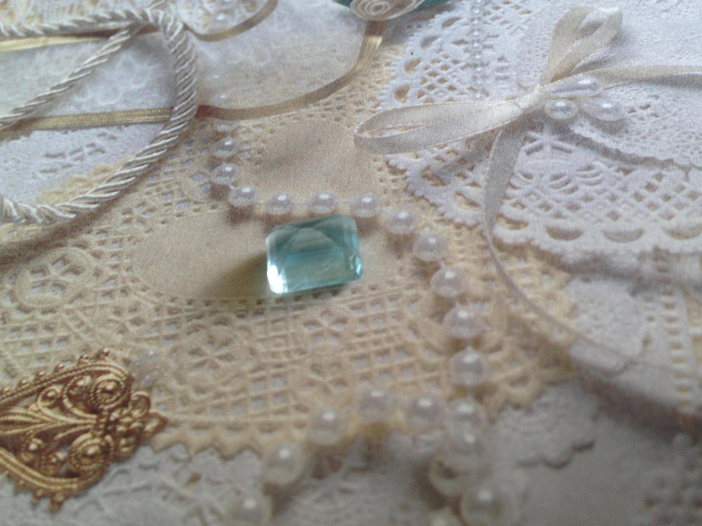 10.4x7.9mm 4.6 Carat Natural Sky Blue Aquamarine Light Blue Gem Rectangle Cut Loose Faceted Gemstone Beryl March Birthstone  Wholesale Gem