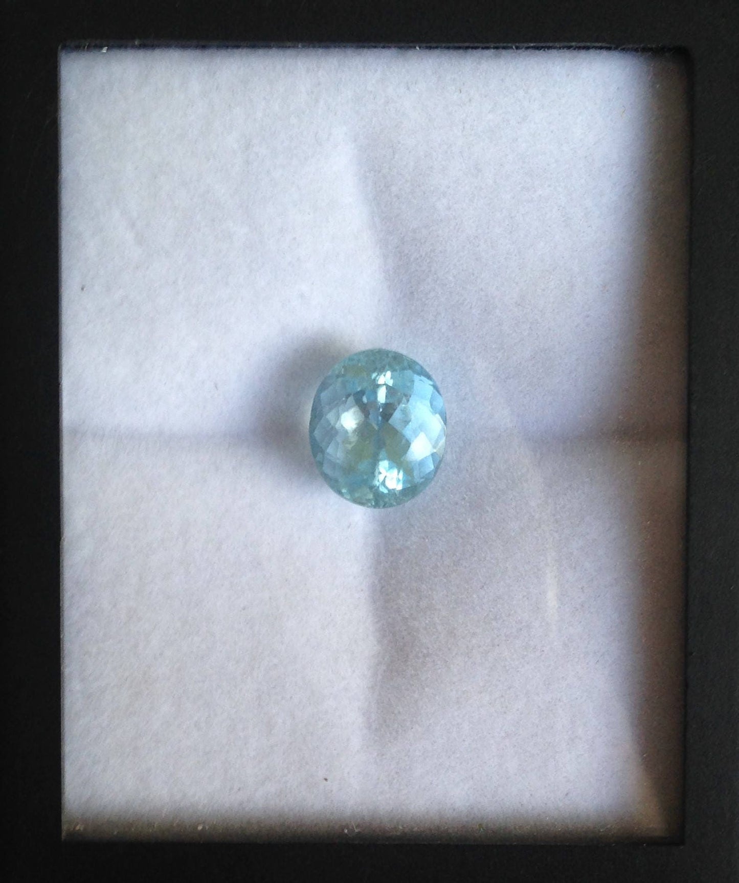 Sky Blue Aquamarine Natural 4 cts 10.5x9mm Light Blue Oval Cut Loose Gem Faceted Gemstone Beryl March Birthstone Tested Wholesale Gems 9x10