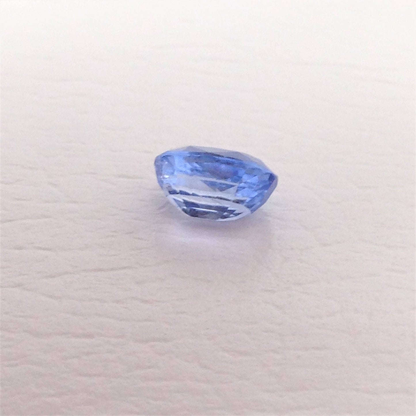 1.54 Carat Natural Ice Blue Sapphire 7.2x5.3mm Oval Corundum Light Blue Wholesale Gem Faceted Loose Gemstone, Heat Only