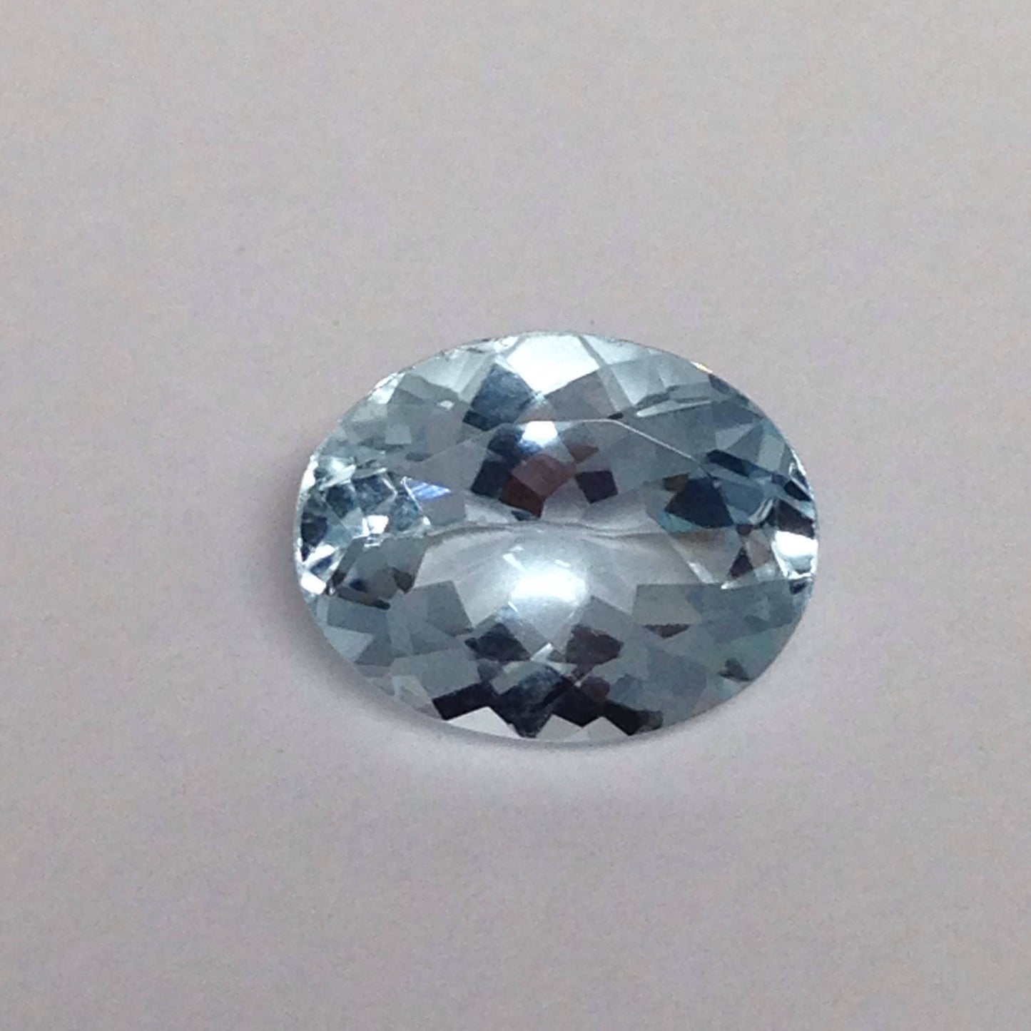 Sky Blue Aquamarine 9x7mm 1.6 carats Light Blue Oval Cut Loose Gem Faceted Gemstone Natural Beryl March Birthstone Tested Wholesale Gem