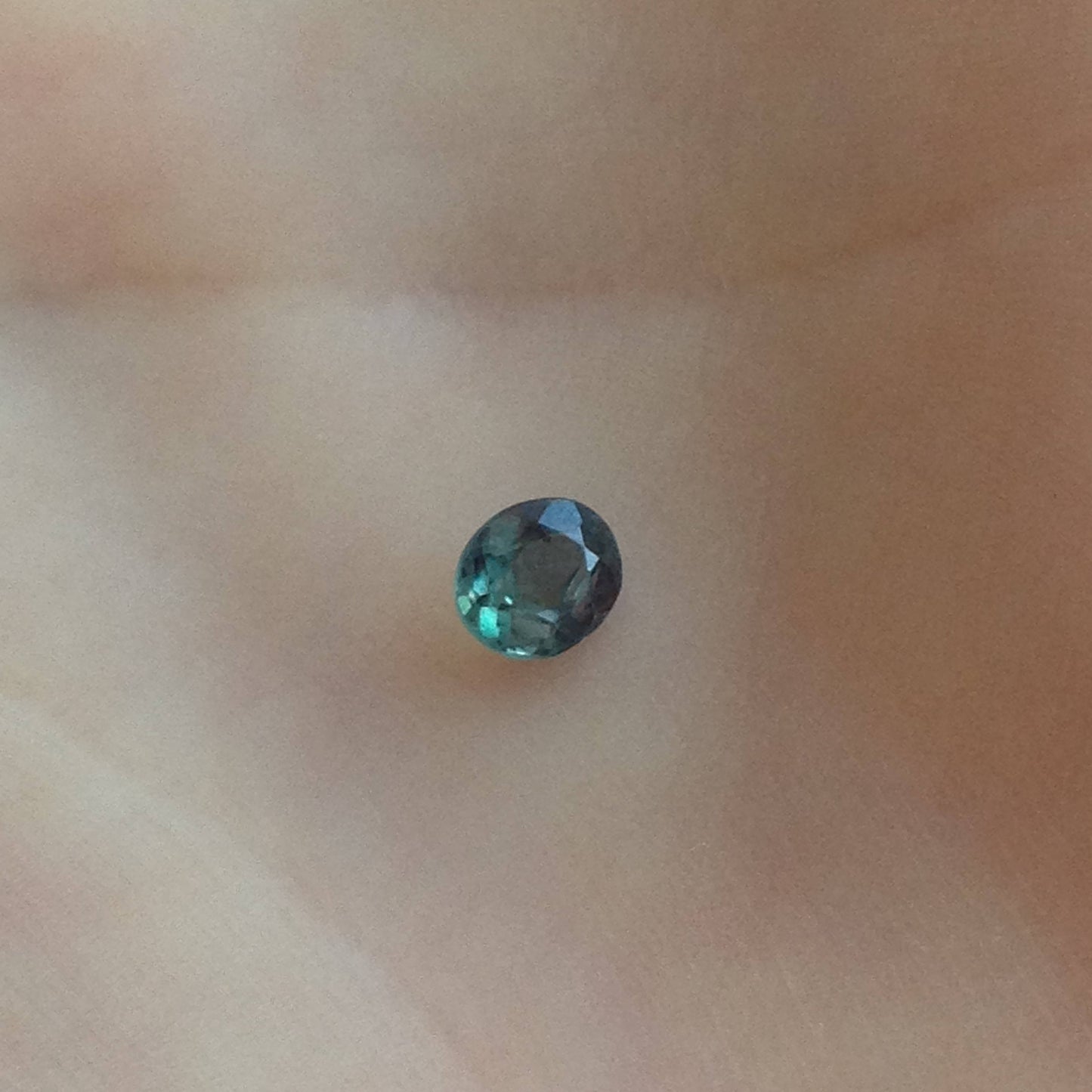 0.26cts Natural Alexandrite Chrysoberyl 4.2x3.6 mm Blue Green Purple Loose Real Gemstone Faceted Gem Rare Carat Color Change