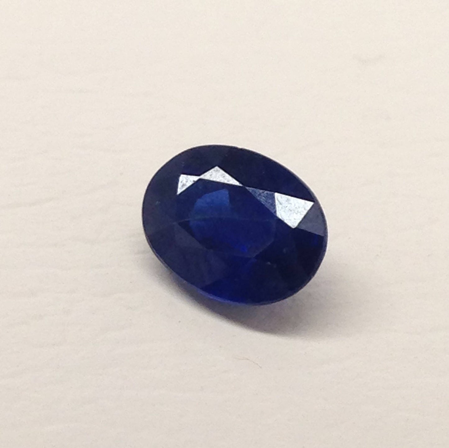 Natural Blue Sapphire 8x6mm 1.69 Carats Oval Corundum Wholesale Gem Faceted Loose Unmounted Gemstone Fancy, Heat Only, Earth Mined, Genuine