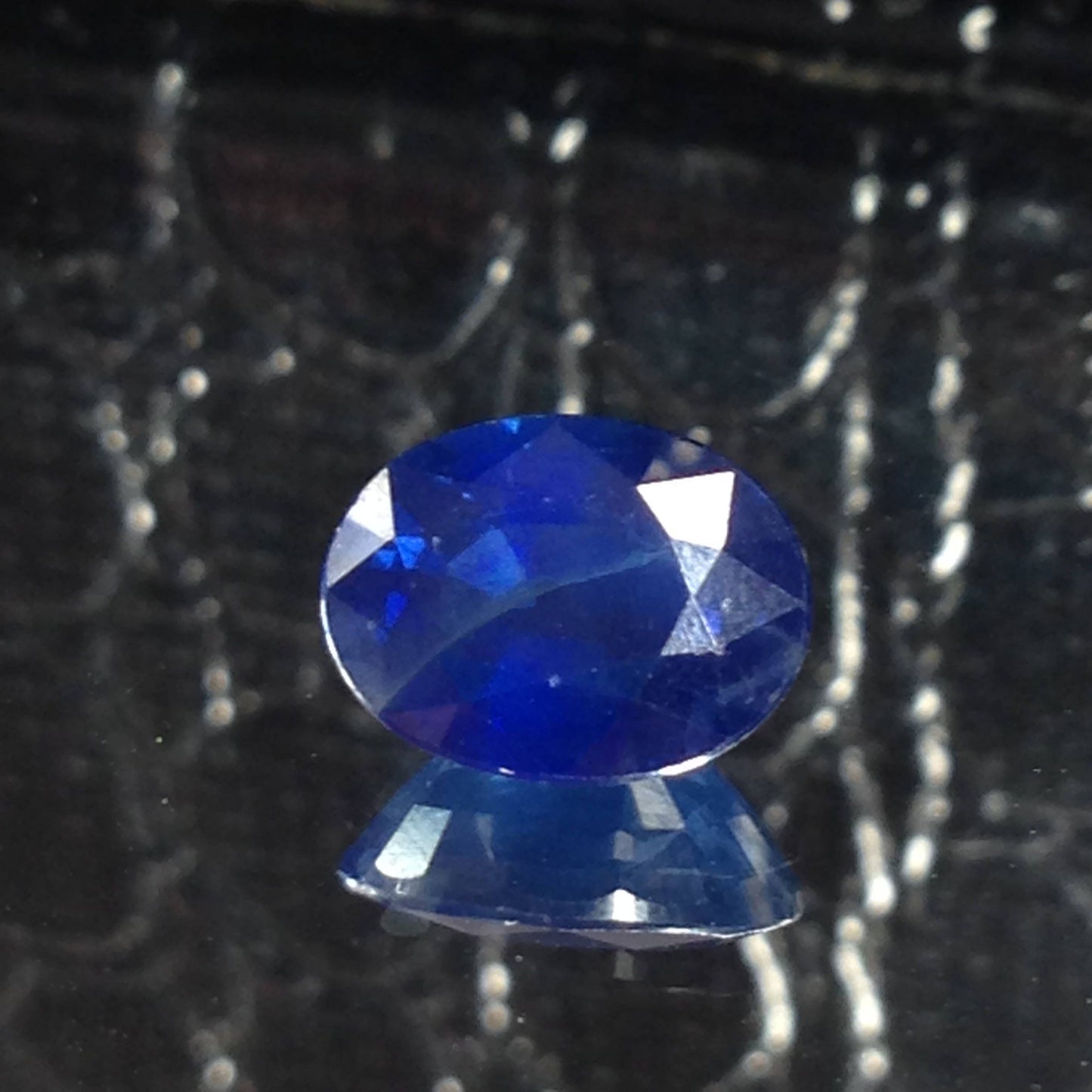 Natural Blue Sapphire 8x6mm 1.69 Carats Oval Corundum Wholesale Gem Faceted Loose Unmounted Gemstone Fancy, Heat Only, Earth Mined, Genuine