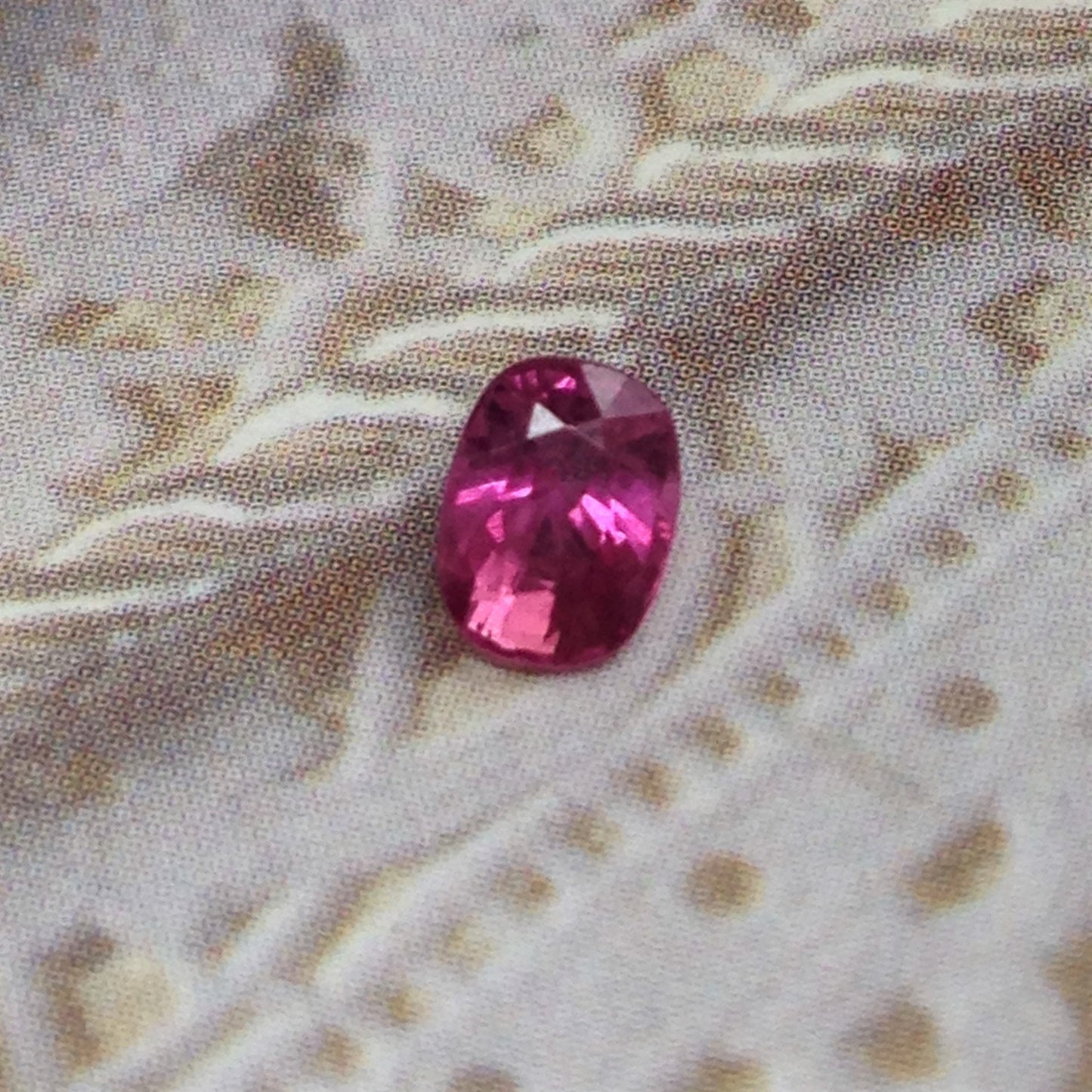 Natural Ruby 0.76 Carat 5.5mm Heat Only Loose Gemstone Faceted Gem Corundum Oval Cut Purple Red Real Beautiful July Birthstone Heat Only