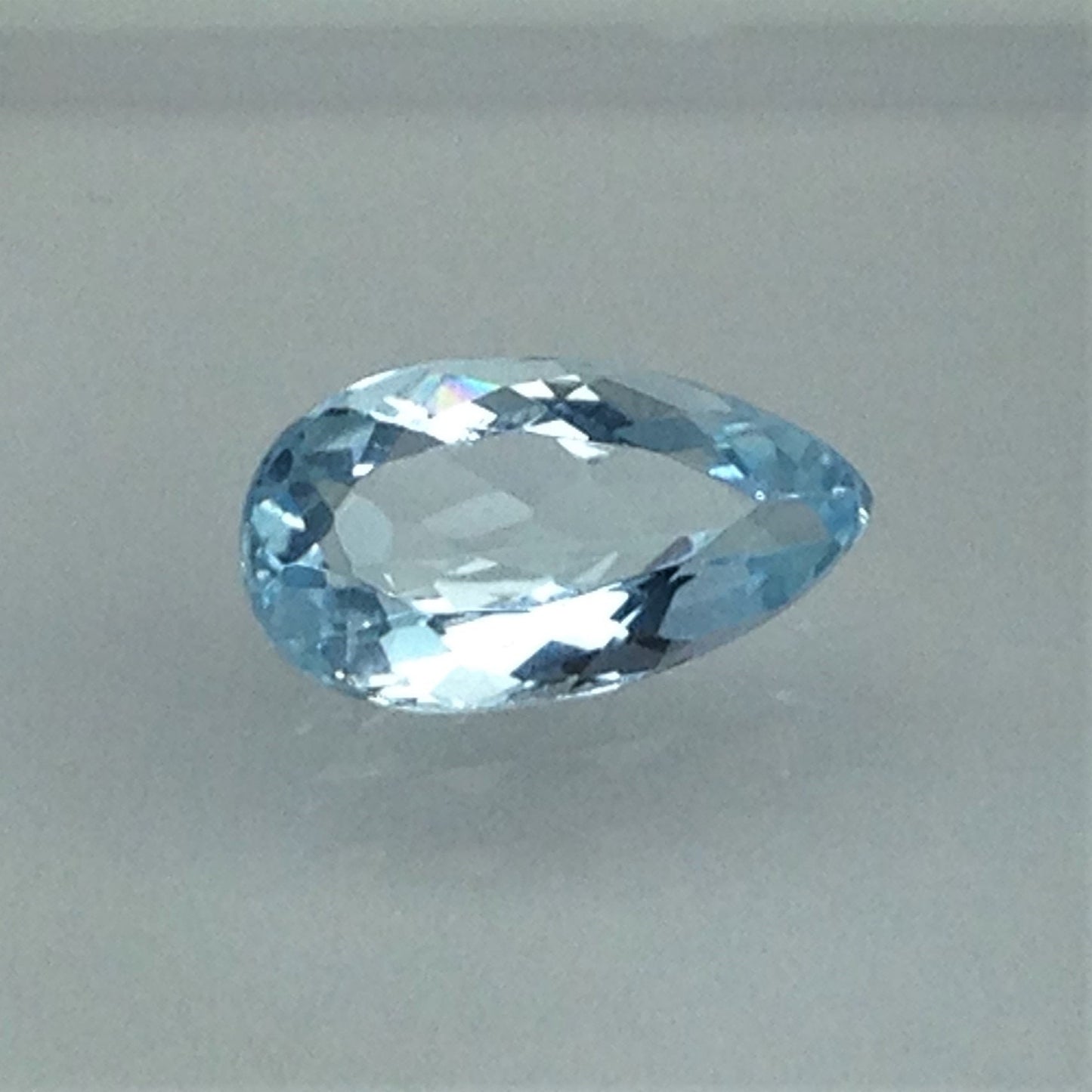 11x6mm Aquamarine 1.60 Carat Pear Cut Light Blue Loose Gem Unmounted Gemstone For Engagement Ring Wedding Wholesale Tested Beryl