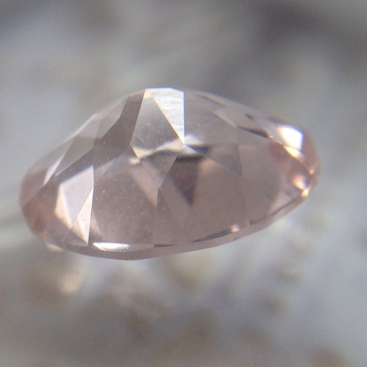 1.49 ct Morganite 9x7mm Oval Cut Peach Color Faceted Loose Wholesale Gemstone