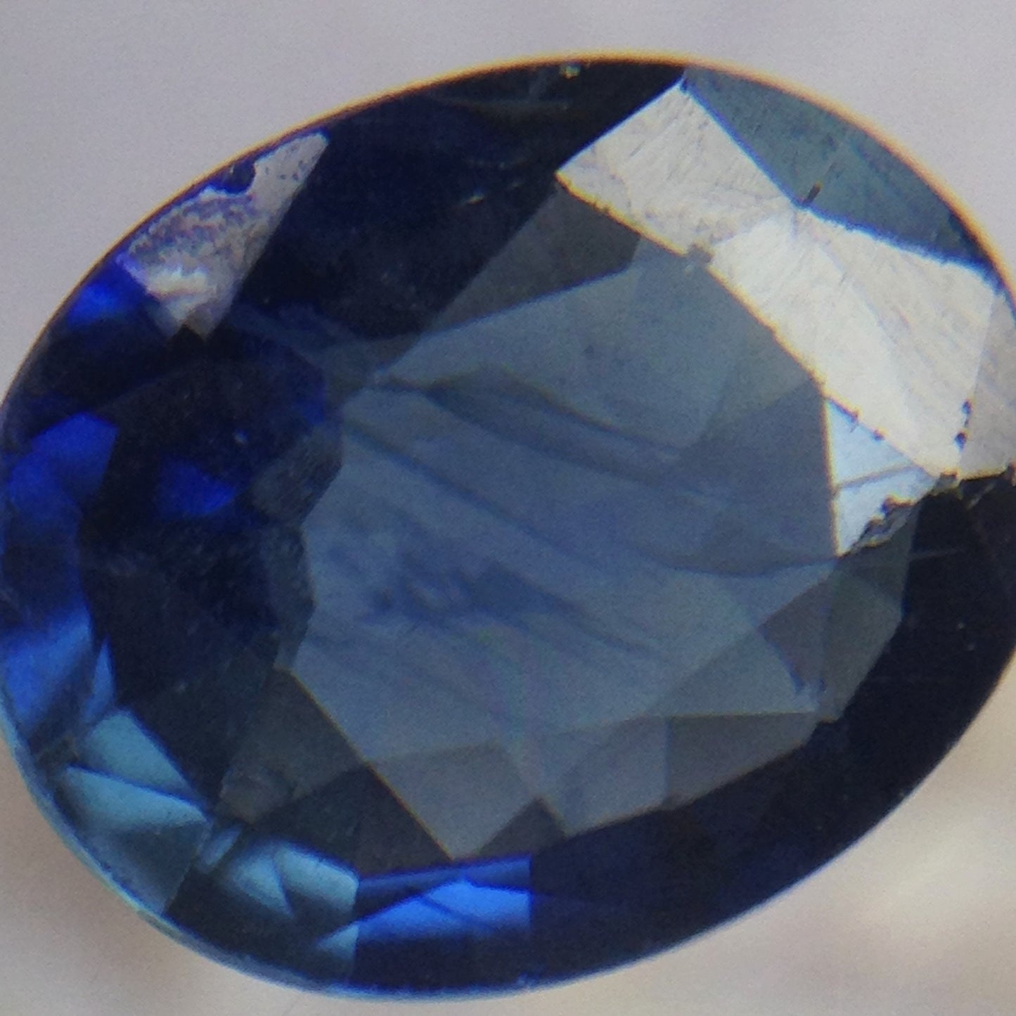 0.75 Carat Natural Blue Sapphire 6.5x5.3mm Oval, Blue Wholesale Faceted Loose Gemstone
