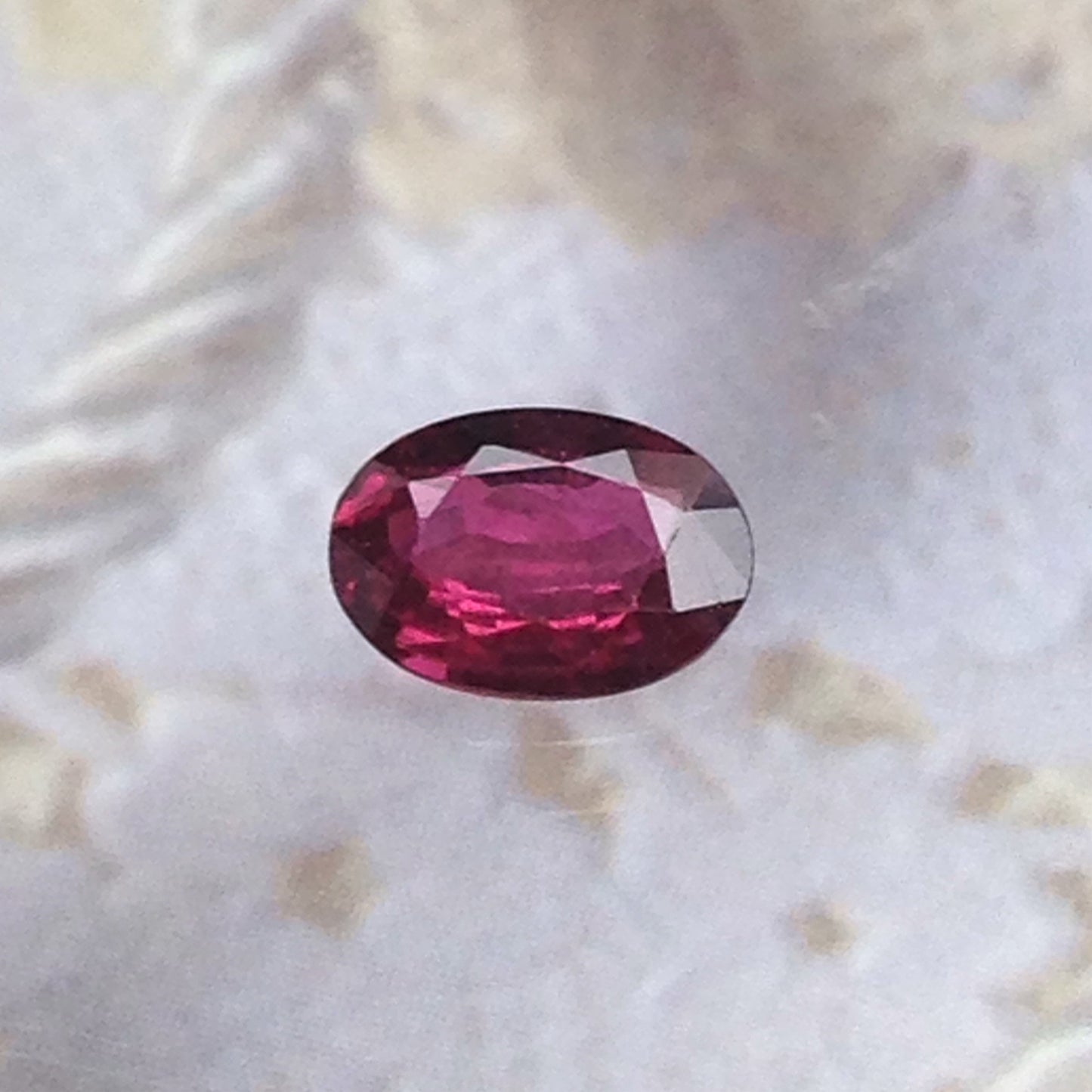 0.59 Carat Natural Ruby Heat Only 6x4mm Oval cut Loose Gemstone, July Birthstone