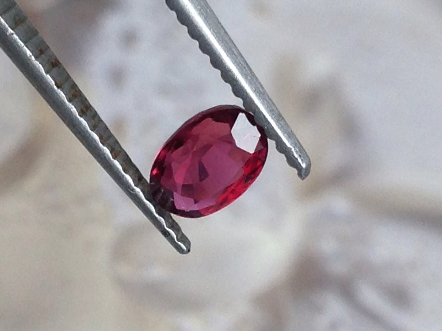 0.59 Carat Natural Ruby Heat Only 6x4mm Oval cut Loose Gemstone, July Birthstone