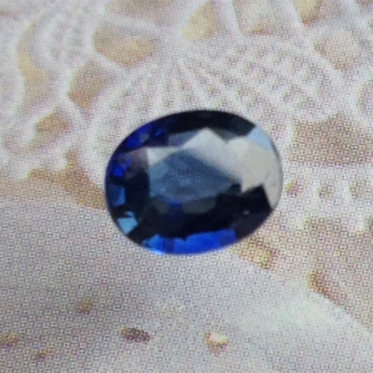 0.75 Carat Natural Blue Sapphire 6.5x5.3mm Oval, Blue Wholesale Faceted Loose Gemstone