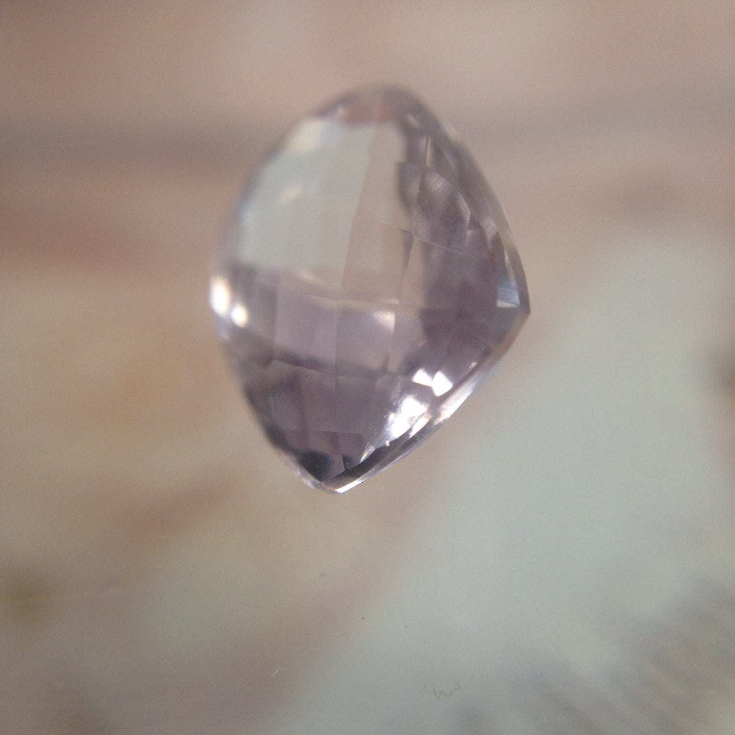 Morganite 10x8mm 3 Carat Checkerboard Rectangle Cushion Cut Pinkish Beige Loose Gem Unmounted Gemstone For Engagement Ring Wedding