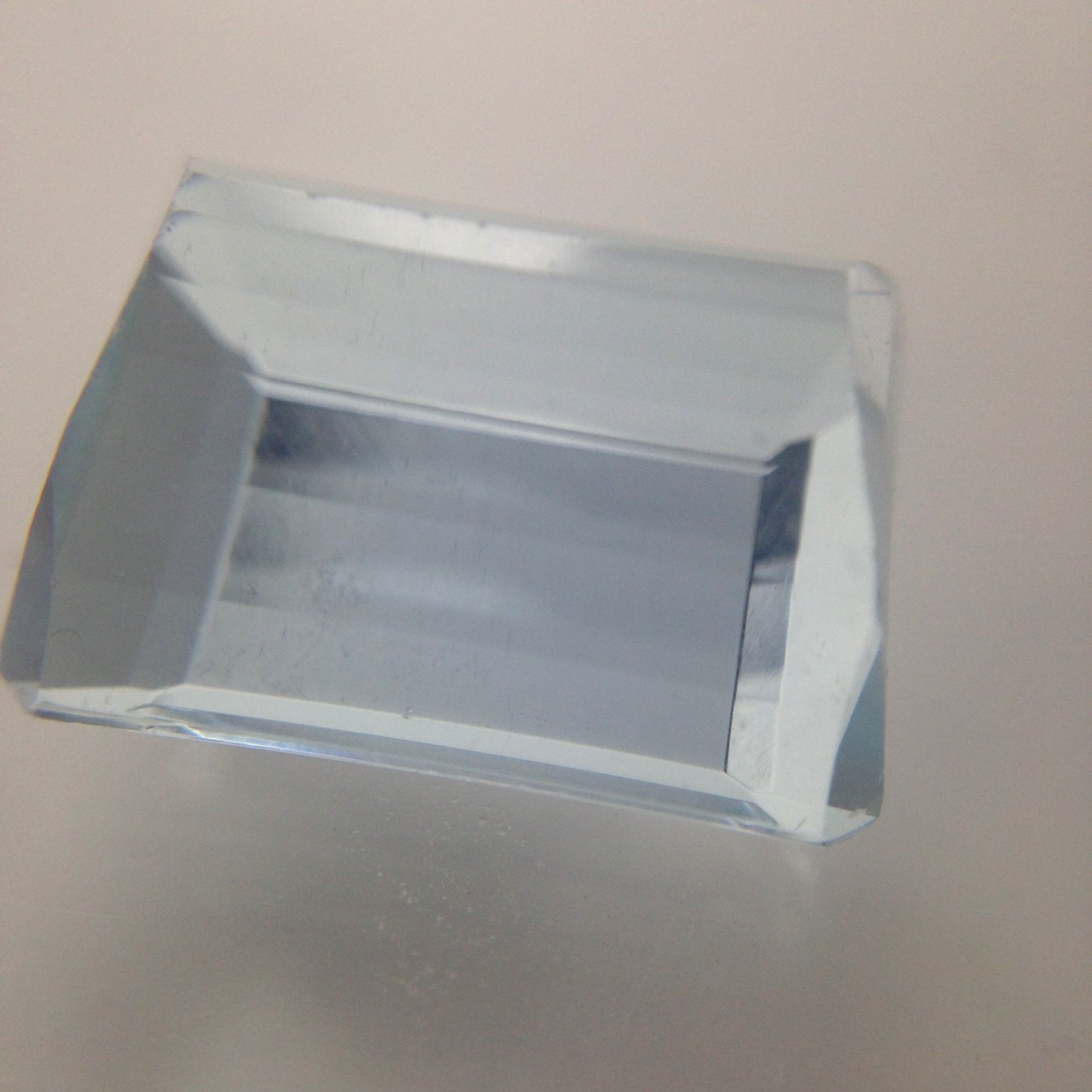 12x10mm 6.43 Carats Natural Light Blue Aquamarine Light Blue Gem Rectangle Cut Loose Faceted Gemstone Beryl March Birthstone Wholesale Gem