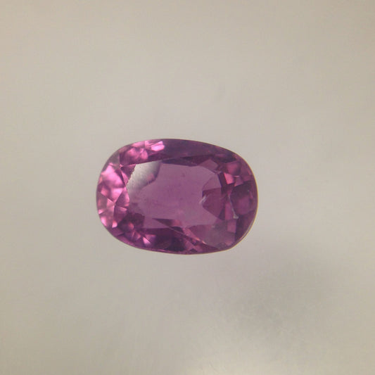 1.45 Carat 7x5mm Natural Pink Sapphire Corundum Oval Cushion Cut Purple Real July Birthstone Heat Only Sapphire