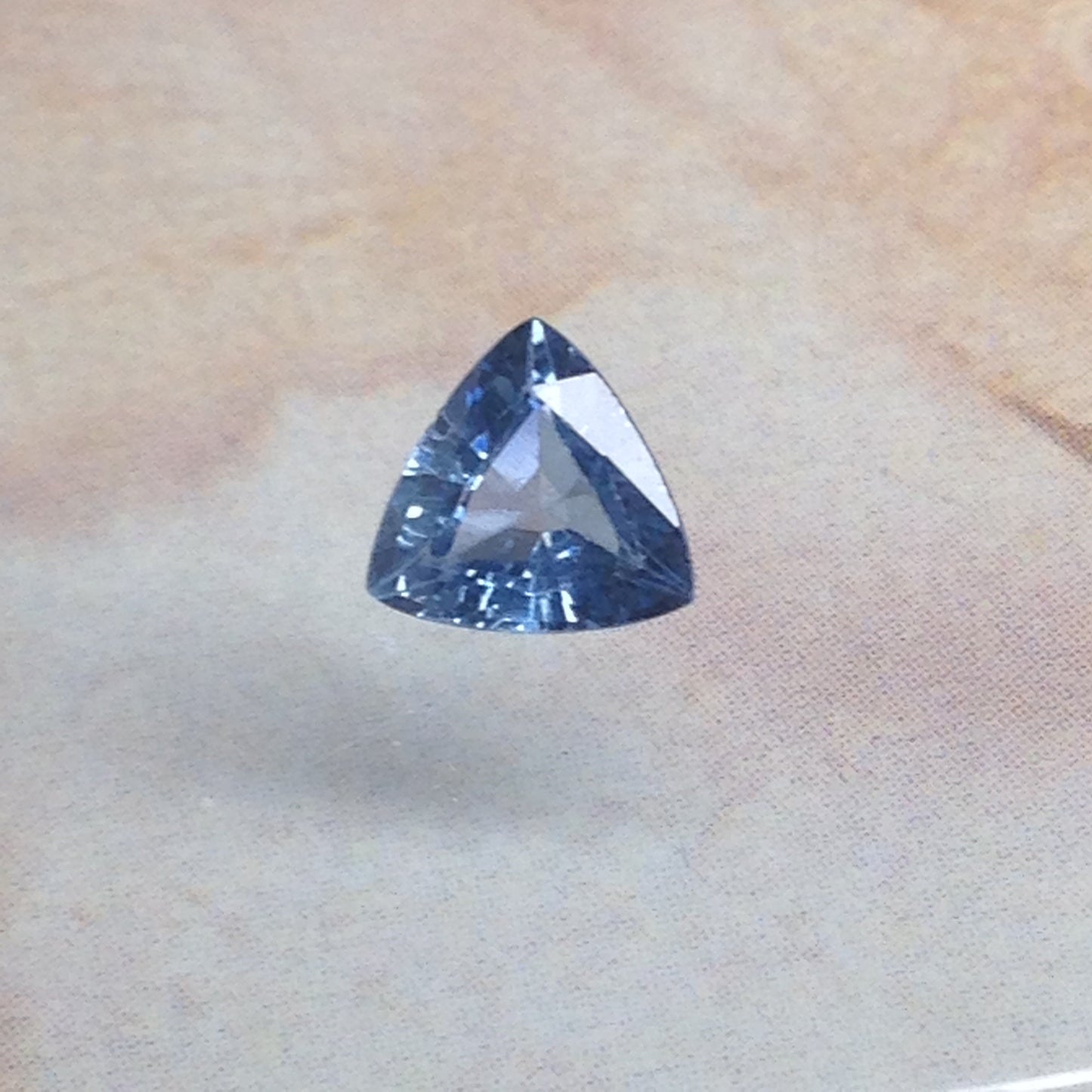 Natural Light Blue Sapphire 6mm Trillion Triangle 0.92 carat Corundum Wholesale Gem Faceted Loose Unmounted Gemstone Heated Real Gemstone ct