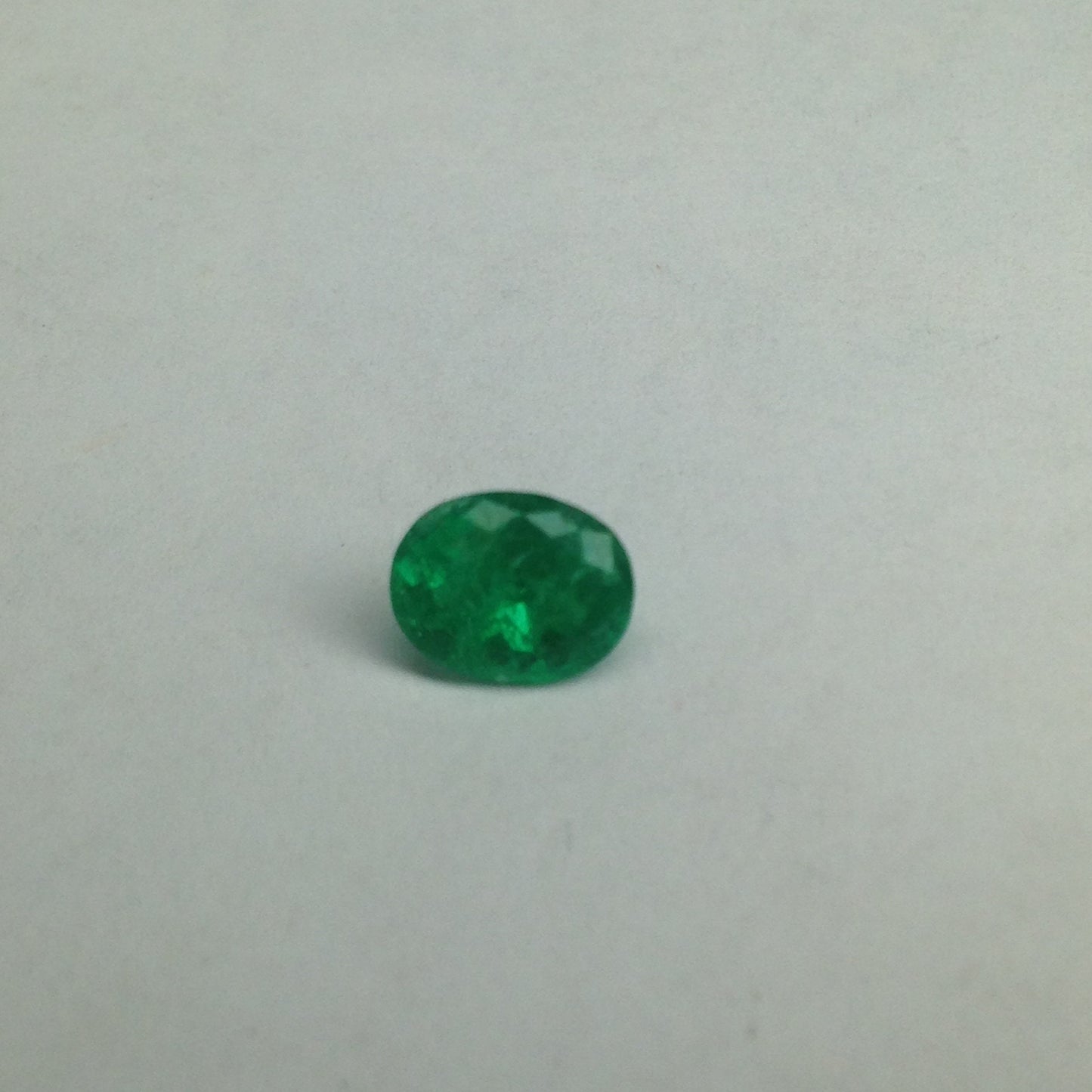 1.06 cts Natural Emerald 7.51x5.96 millimeter mm Oval Cut Faceted Gem Precious Gemstone Wholesale Gem Real Beryl Green Nice Loose Unmounted