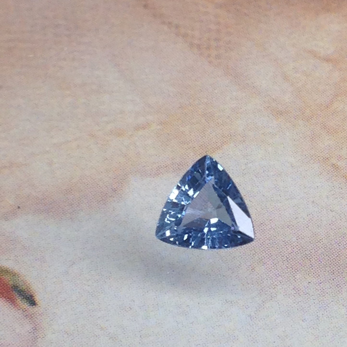 Natural Light Blue Sapphire 6mm Trillion Triangle 0.92 carat Corundum Wholesale Gem Faceted Loose Unmounted Gemstone Heated Real Gemstone ct