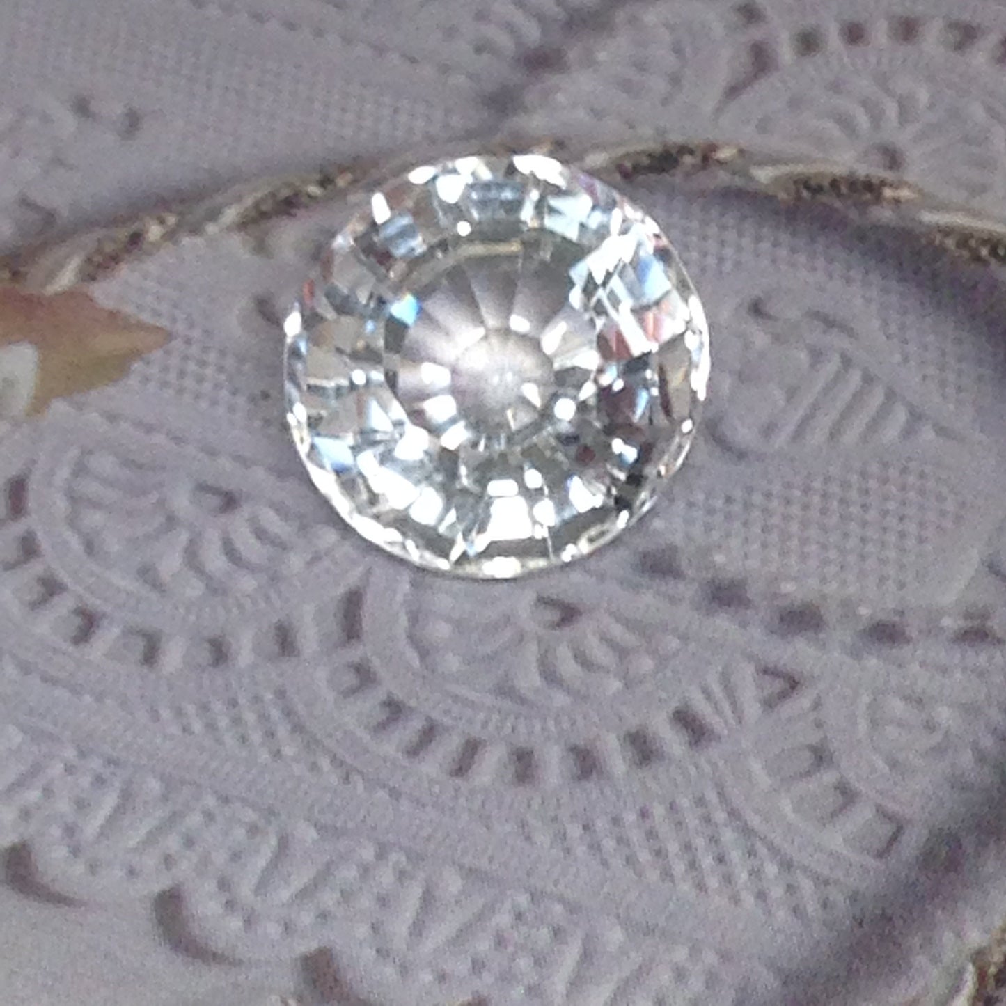 14.6mm Yellow Spodumene Round Cut, 14 carats Huge Large Faint Yellow Near Colorless Faceted Gem Loose