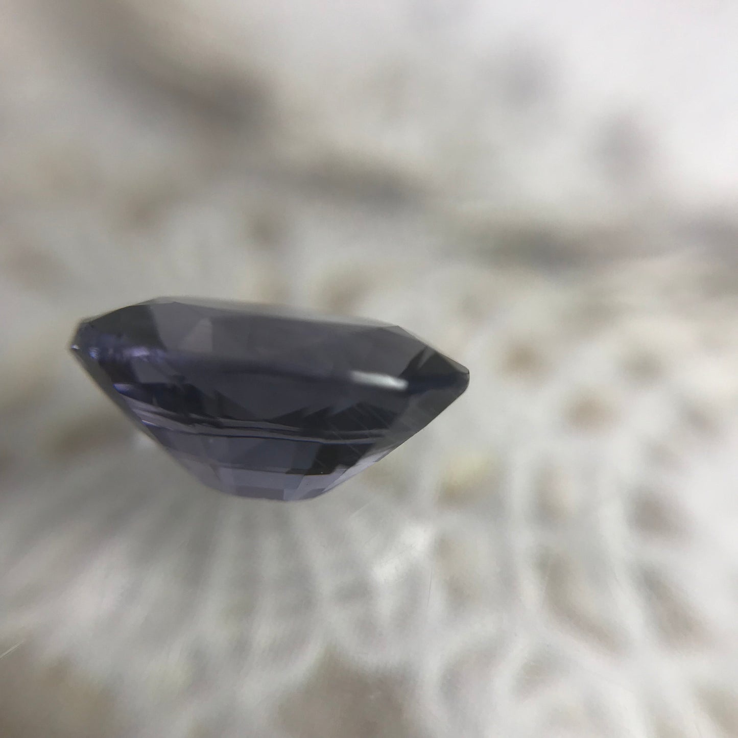 1.82 carat Natural Purple Spinel, Faceted 8.6x6.5mm Oval loose Spinel, loose Gemstone