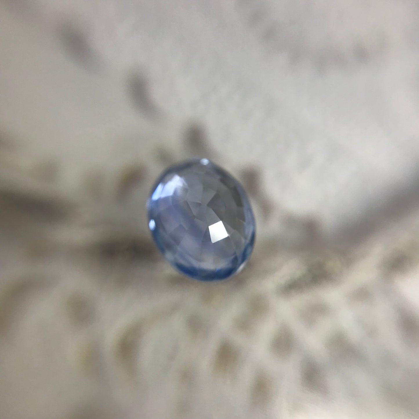 Natural Blue Sapphire 7x6mm 1.44 Carats Oval Corundum Blue Faceted Loose Gemstone