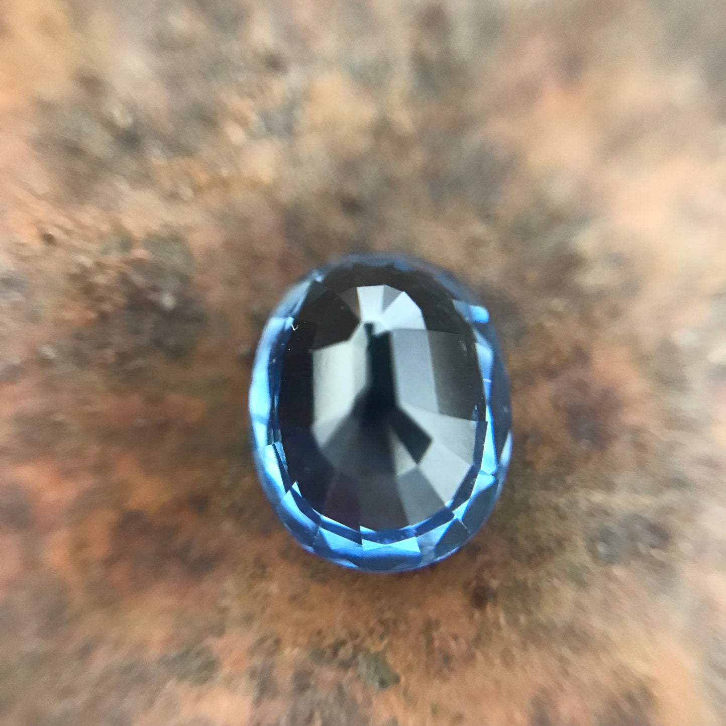 1.90 carat Natural Blue Sapphire 8x6 mm Oval Cut Corundum Faceted Loose Gemstone