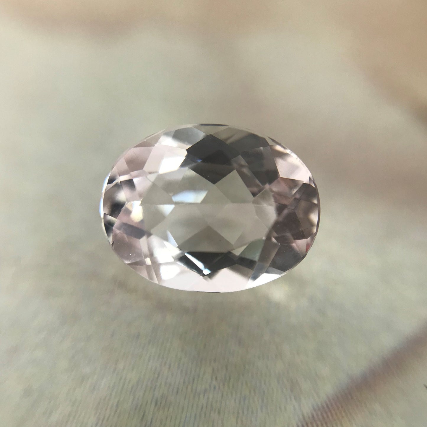 Light Pink Morganite 9x7mm 1.62 Carat Oval Cut Faceted Loose Wholesale Gemstone Gem, For Engagement Ring, Loose Oval Natural Morganite