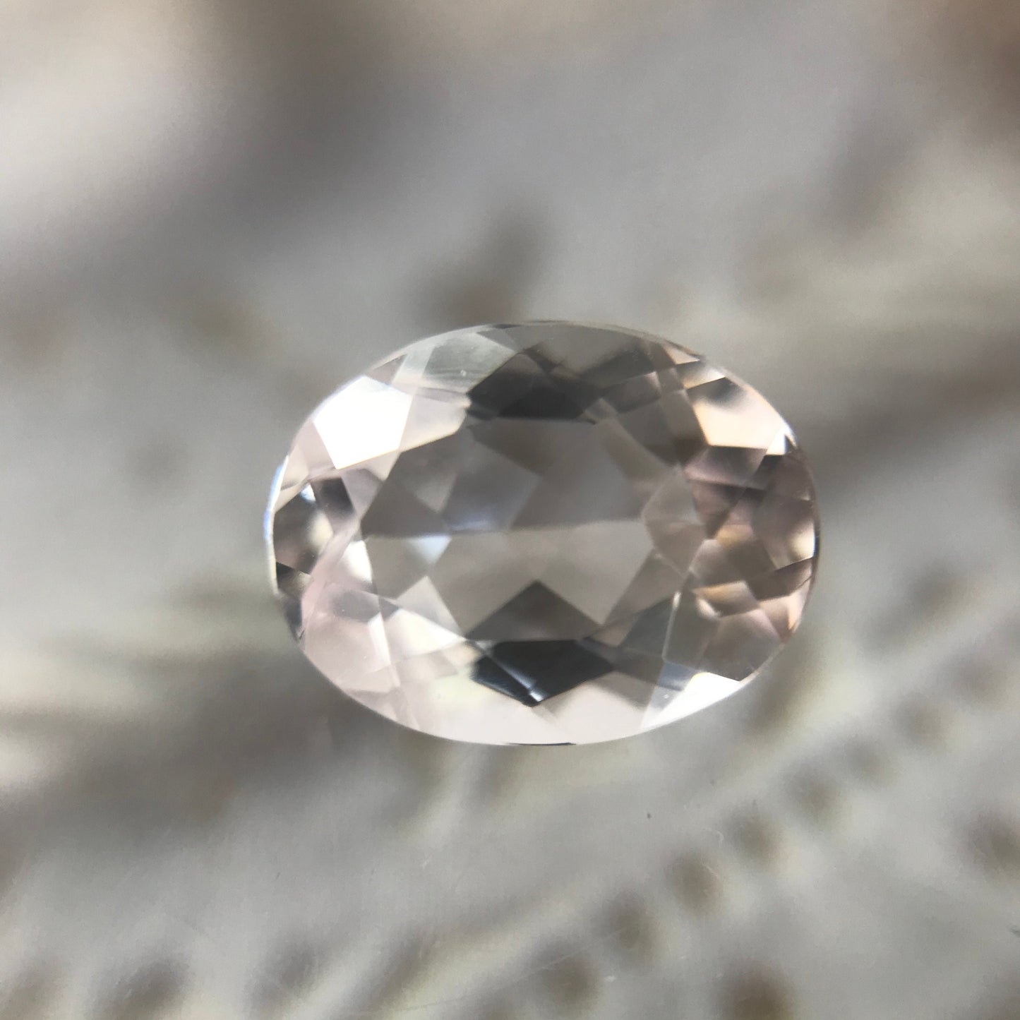 Light Pink Morganite 9x7mm 1.62 Carat Oval Cut Faceted Loose Wholesale Gemstone Gem, For Engagement Ring, Loose Oval Natural Morganite