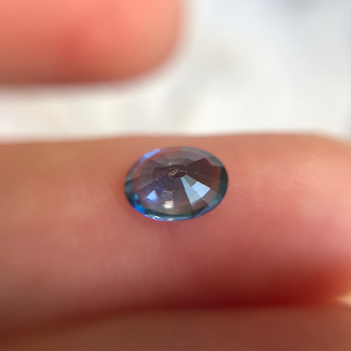 0.94 Carats Natural Classic Blue Sapphire 6.7x5mm Oval Cut Blue Corundum, Medium Blue Sapphire Faceted Loose Sapphire, Unmounted Gemstone