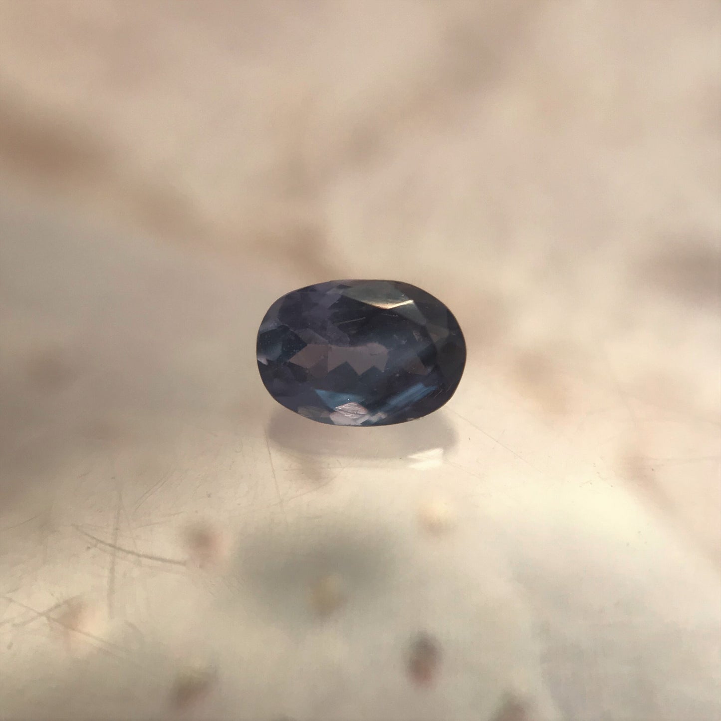 0.20 cts Natural Alexandrite Chrysoberyl 4x3mm Blue Green Purple Faceted Gem Rare Color Change Loose Gemstone