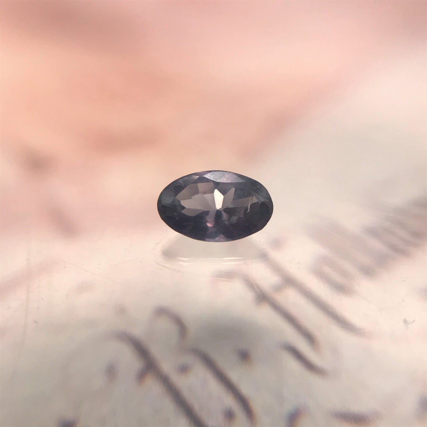 0.24ct Natural Alexandrite Chrysoberyl 5x3mm Blue Green Purple Loose Real Gemstone Faceted Gem Rare Carat Color Change Oval millimeters